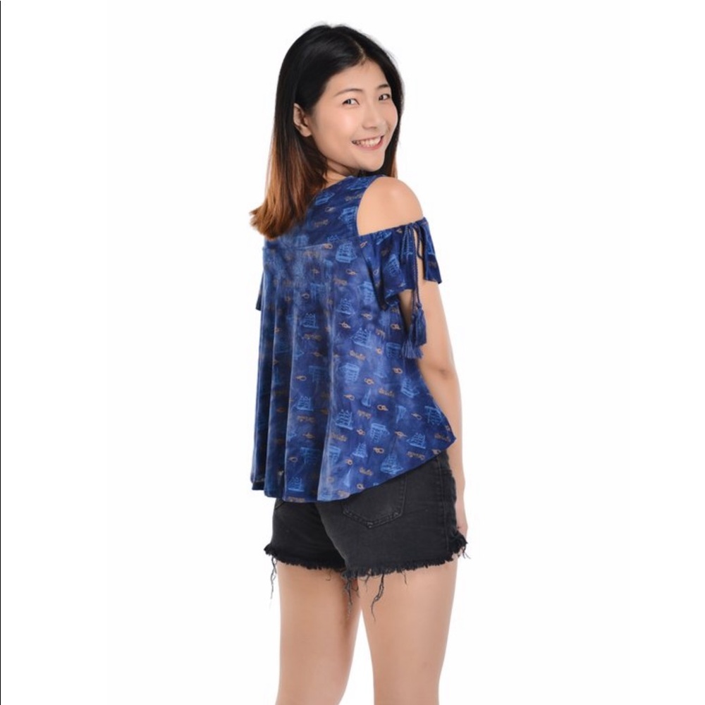 Bohemian blouse tee - Picture 5 of 7
